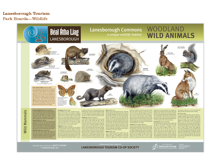 Lanesborough Tourism, Park Boards (Wildlife)