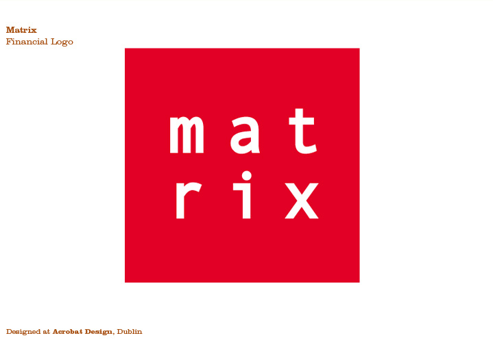 Matrix, Financial Logo