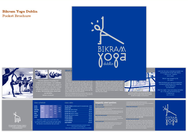 Bikram Yoga Dublin - Pocket Brochure